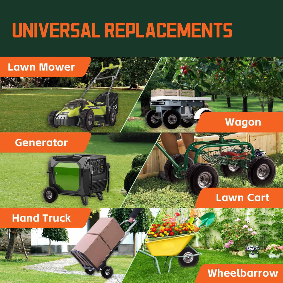 RRQ all-terrain lawn cart application demonstrates versatility