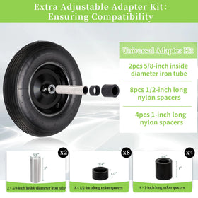 RRQ centered hub measuring 3 inches for versatile mounting