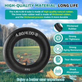 RRQ hand truck inner tube 480-400-8 ready for on-site swaps