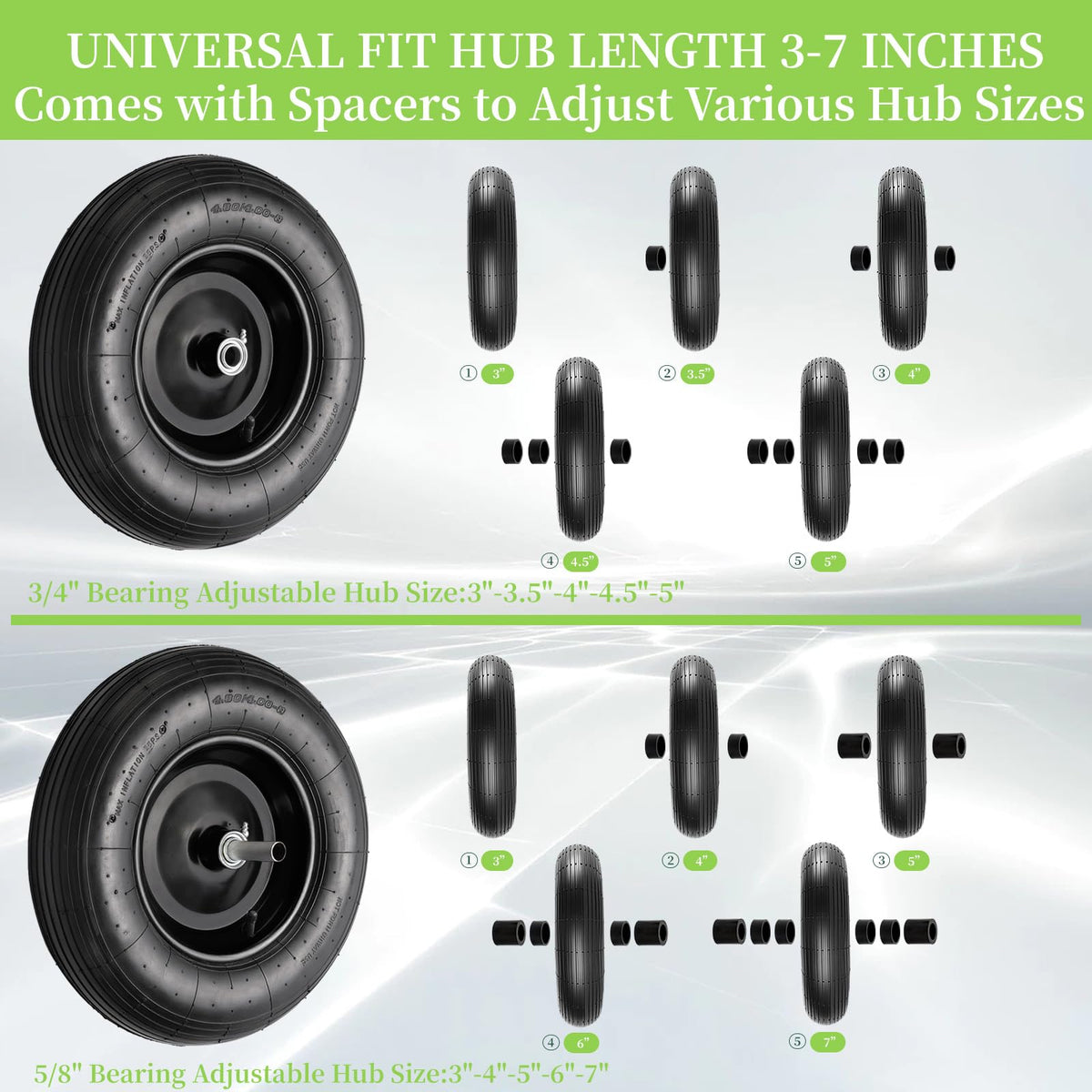 RRQ one-piece welded rim for strength and durability