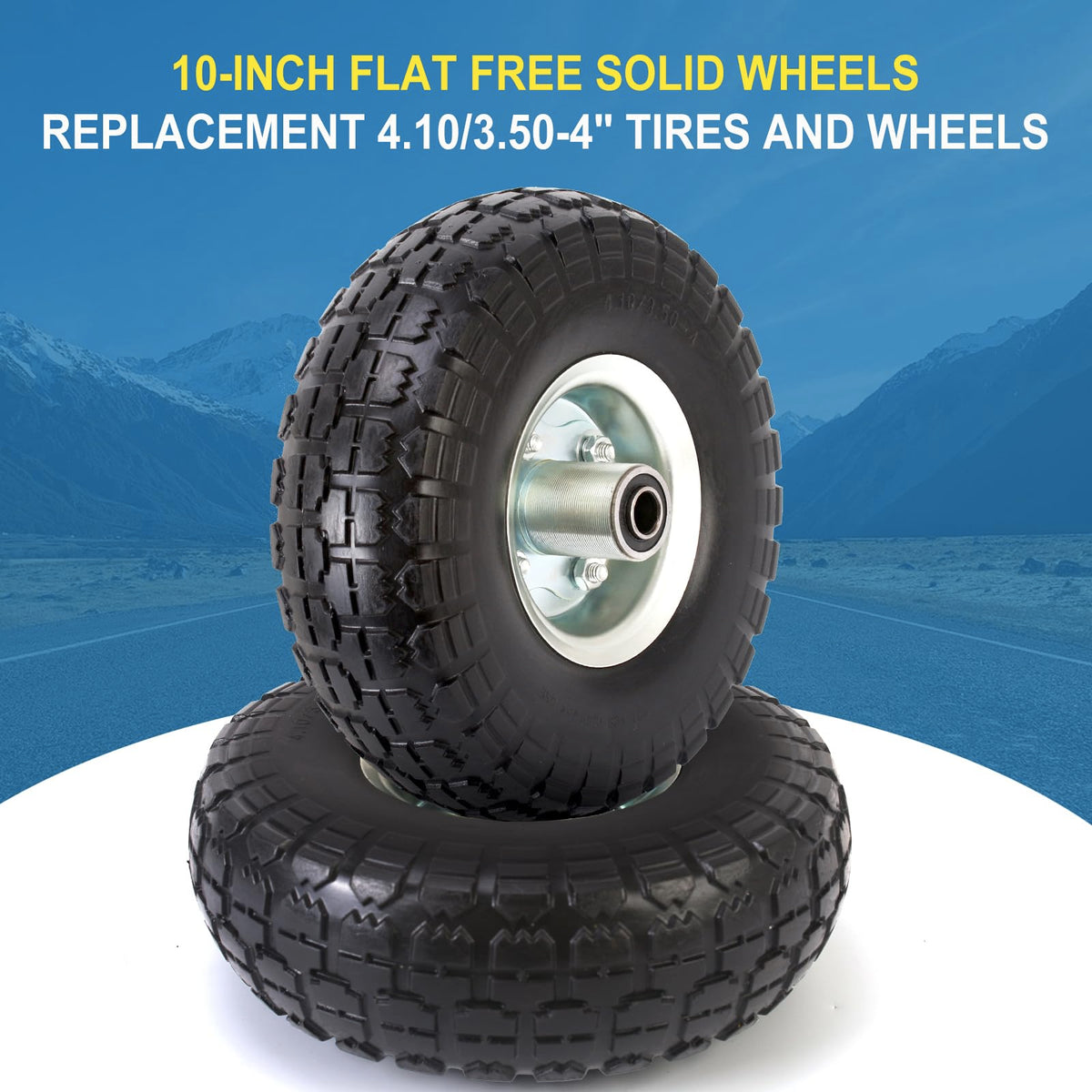 RRQ steel rim with 4.92 inch diameter supports reliable performance
