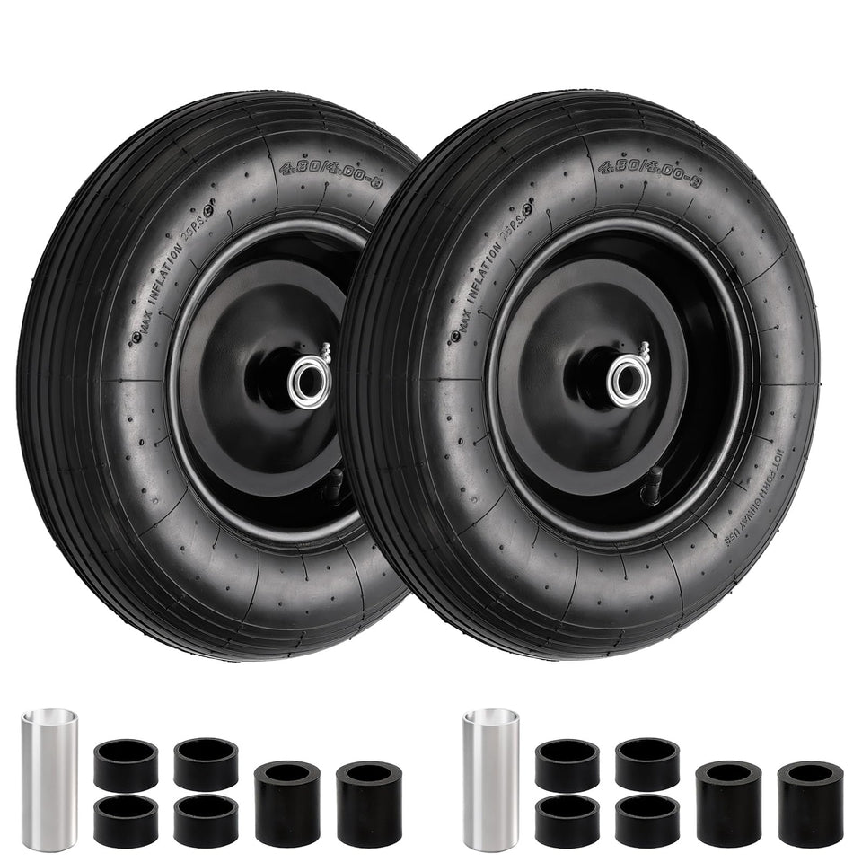 RRQ 4.80/4.00-8 tire for wheelbarrows and garden carts with reliable grip