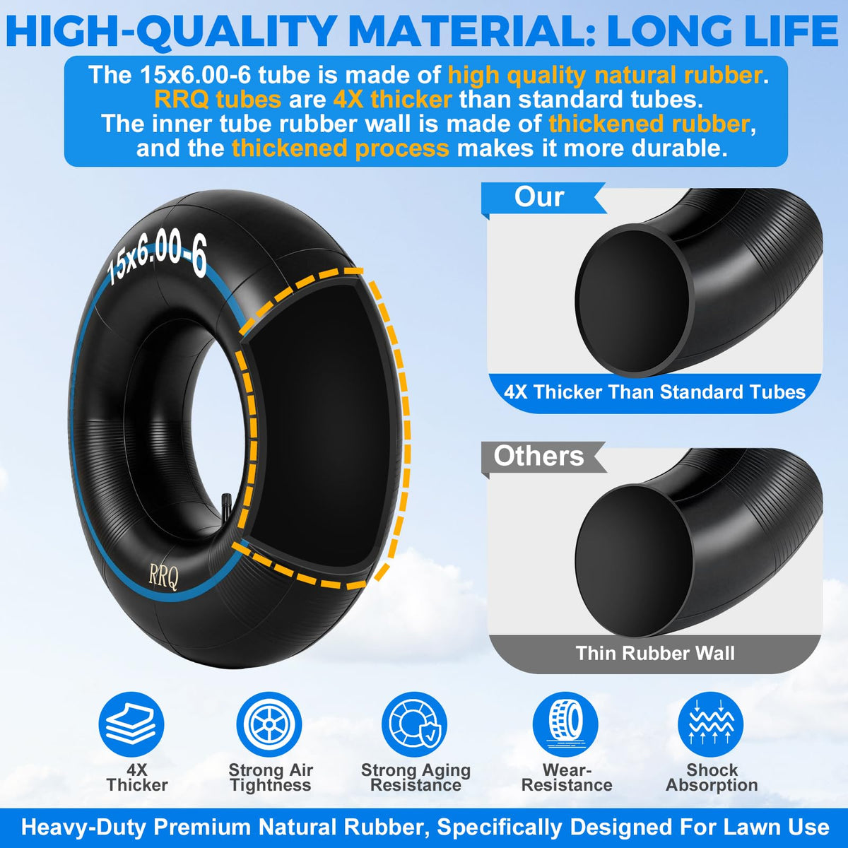 RRQ TR-13 straight valve close-up for easy inflation management.