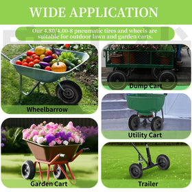 RRQ tire suitable for wheelbarrows, garden carts, and trailers