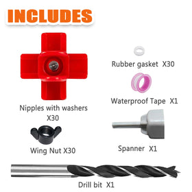RRQKMBO 15-nipple kit supports scalable watering for growing flocks