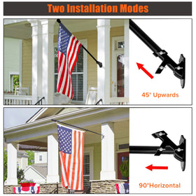 RSOTC flag pole ideal for yard, porch, or outdoor installation.