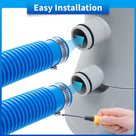 RSYEKU adjustable metal clamps ensure a tight, slip-free fit