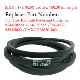 RTPOWER deck belt compatible with Craftsman T240 for consistent deck operation.