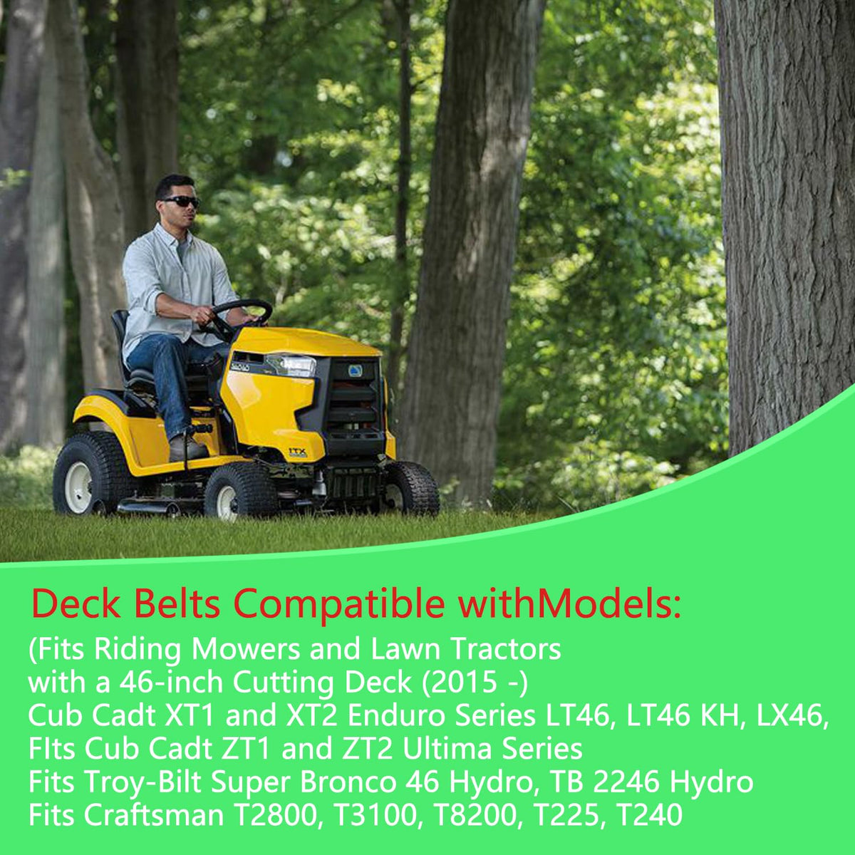 RTPOWER replaces OEM parts for broad compatibility across brands and decks.