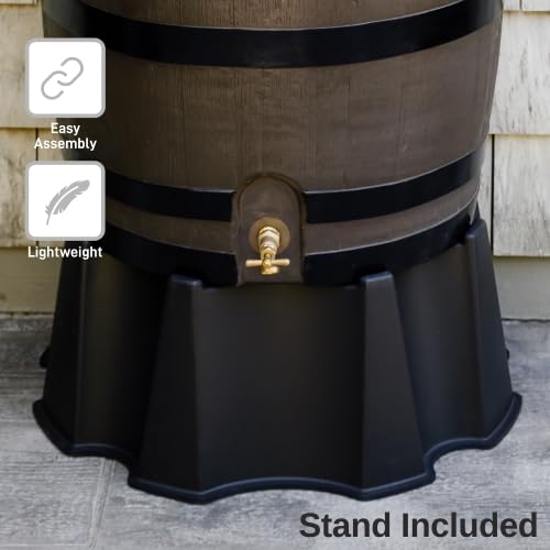 RTS Home Accents flat-back setup fits snugly beside walls or fences.