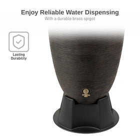 Screen kit keeps leaves out, preserving clean water for plants.