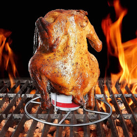 RTT Beer Can Chicken Holder easy-clean design after cooking.