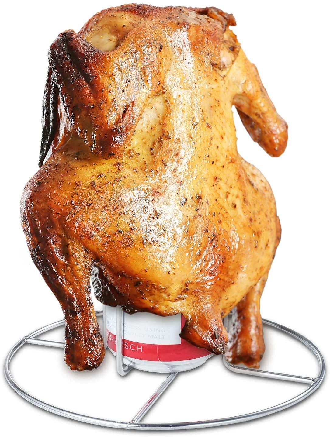 RTT Beer Can Chicken Holder in stainless steel demonstrates lasting durability.