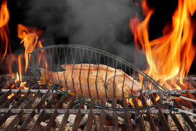 RTT built-in stand helps flip and cook all sides evenly.