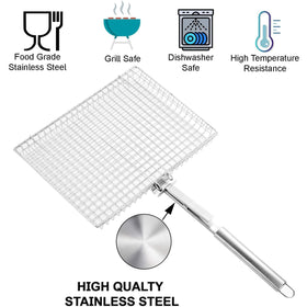 RTT grill basket extra large fish-in-basket ideal for seafood