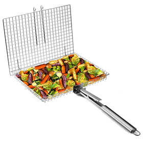 RTT grill basket extra large full view shows spacious cooking capacity