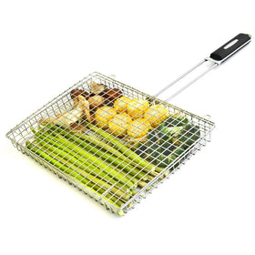 RTT grill basket extra large shrimps-on-grill supports even cooking