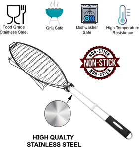 RTT large 17.8x6.3 inch basket fits bigger whole fish.