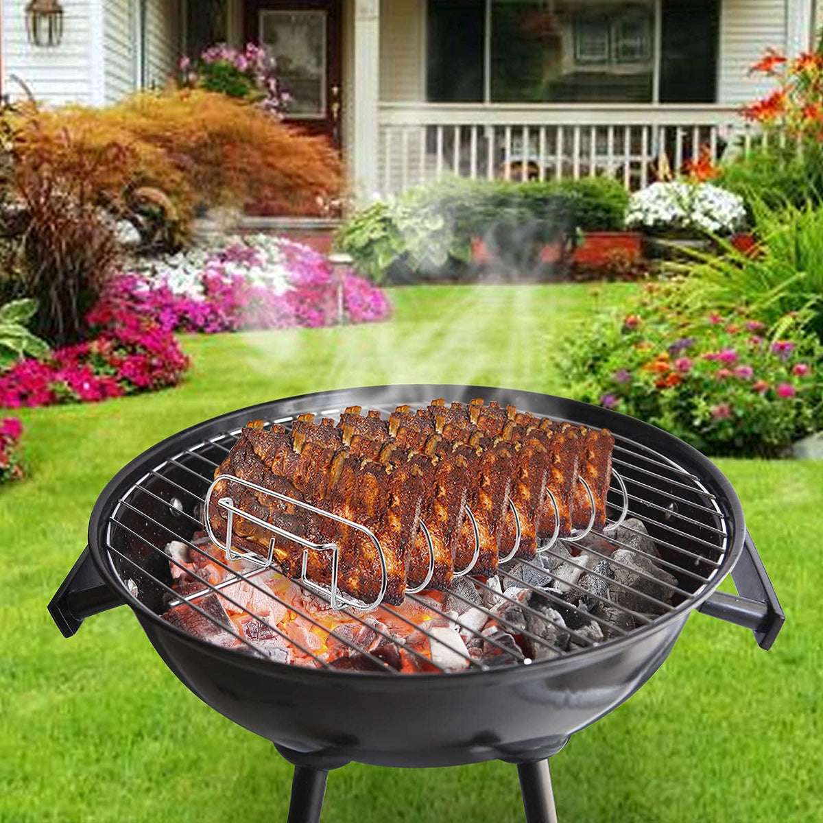 RTT rib rack even cooking design ensures consistent doneness and flavor