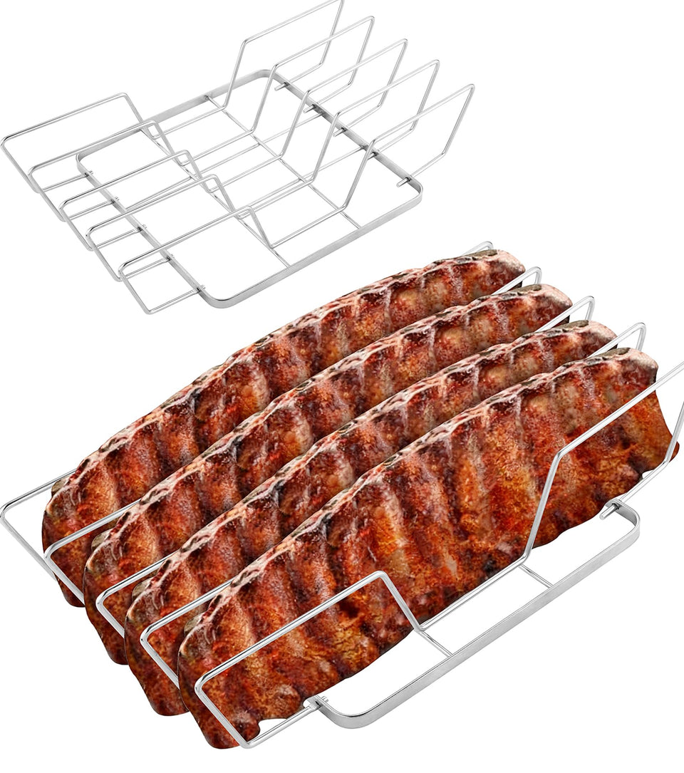 RTT Rib Rack foldable 4-rib holder for portable smoking setups
