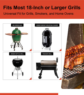 RTT Rib Rack stainless steel construction offers durability and easy cleaning