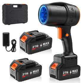 RTWDKFQ handheld blower at 500000rpm for fast patio debris removal