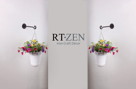 RTZEN balcony hook for space-saving porch or balcony decor