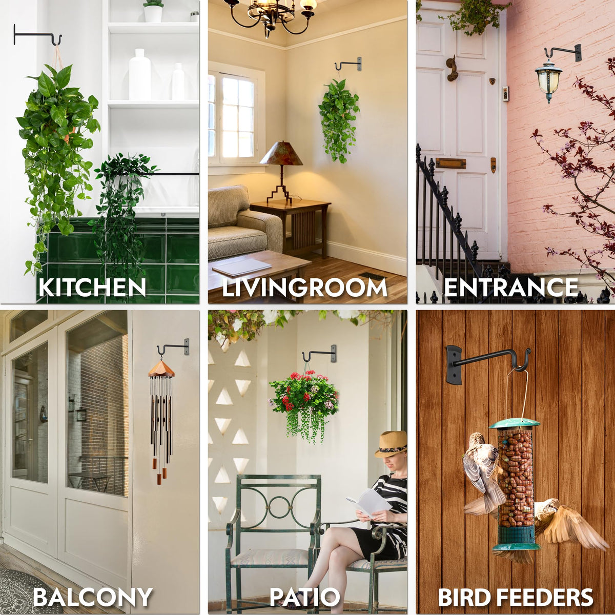 RTZEN macrame basket hanger elevates indoor plant displays