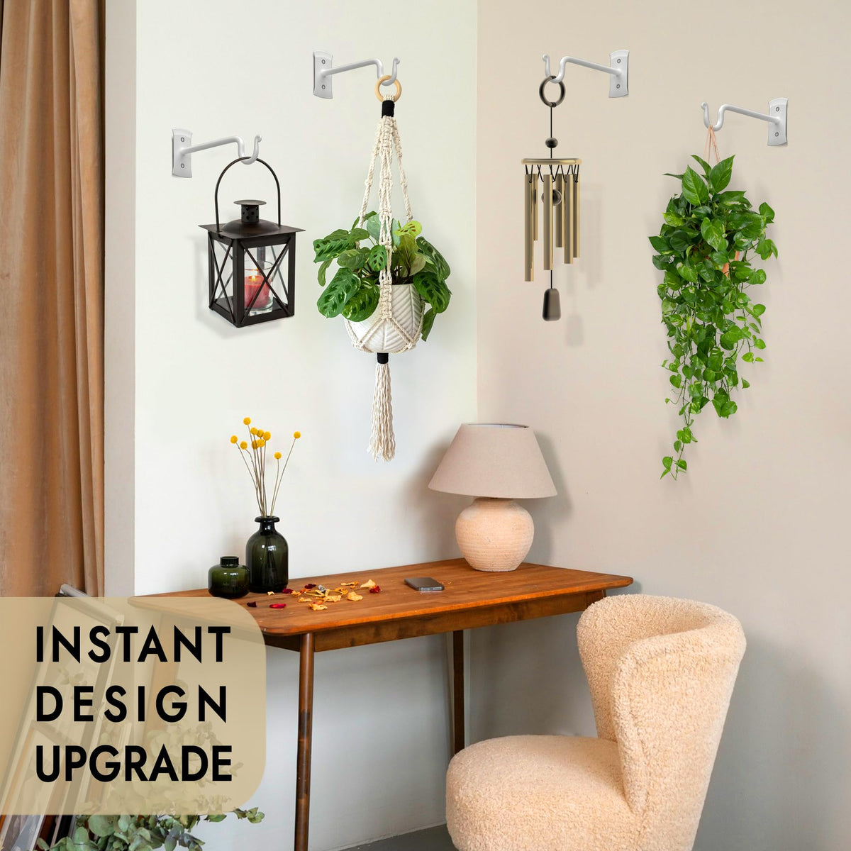 RTZEN patio-decor-hook blends rustic charm with solid support