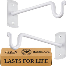 RTZEN plant hanger wall bracket 7.5-inch for indoor or outdoor pots