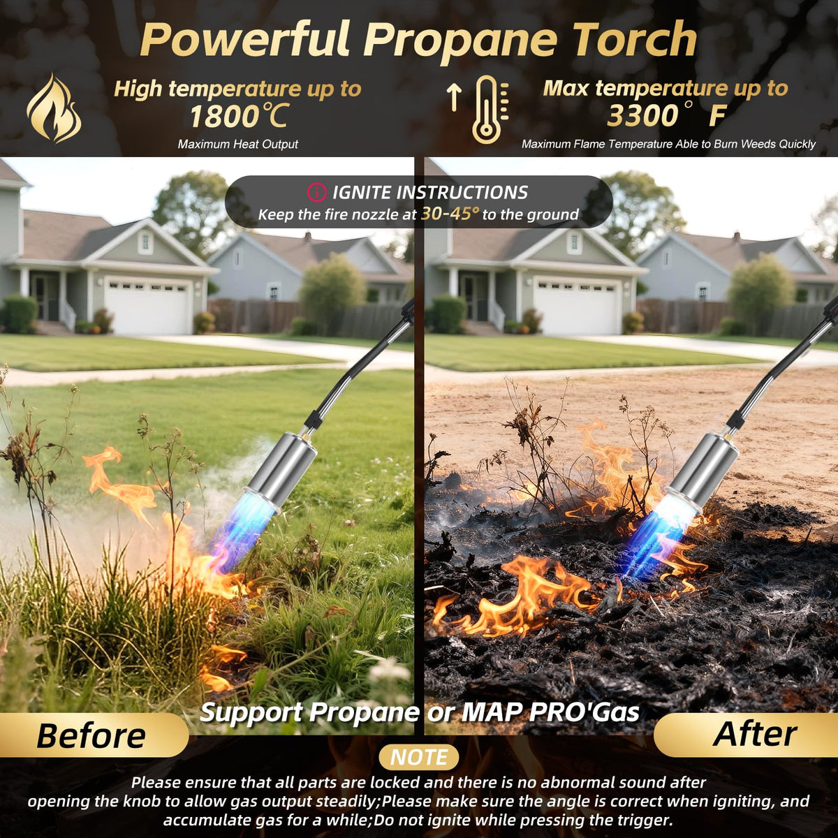 RUBDARK Weed Torch durable metal construction for frequent use