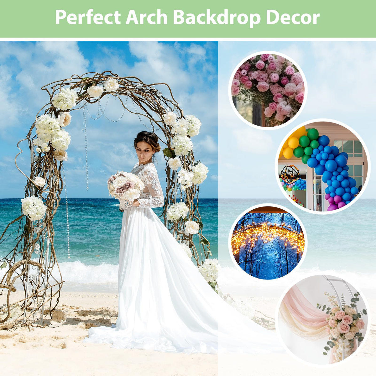 rubfac balloon arch stand for festive birthdays and weddings