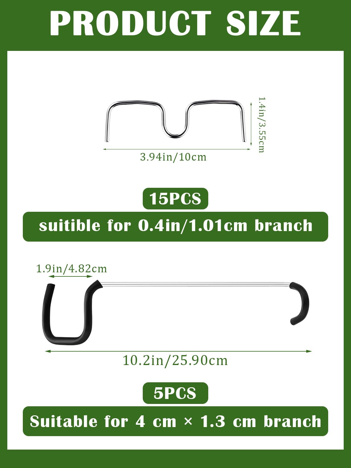 Rubierine 3.94in branch puller angle tool for precise pruning