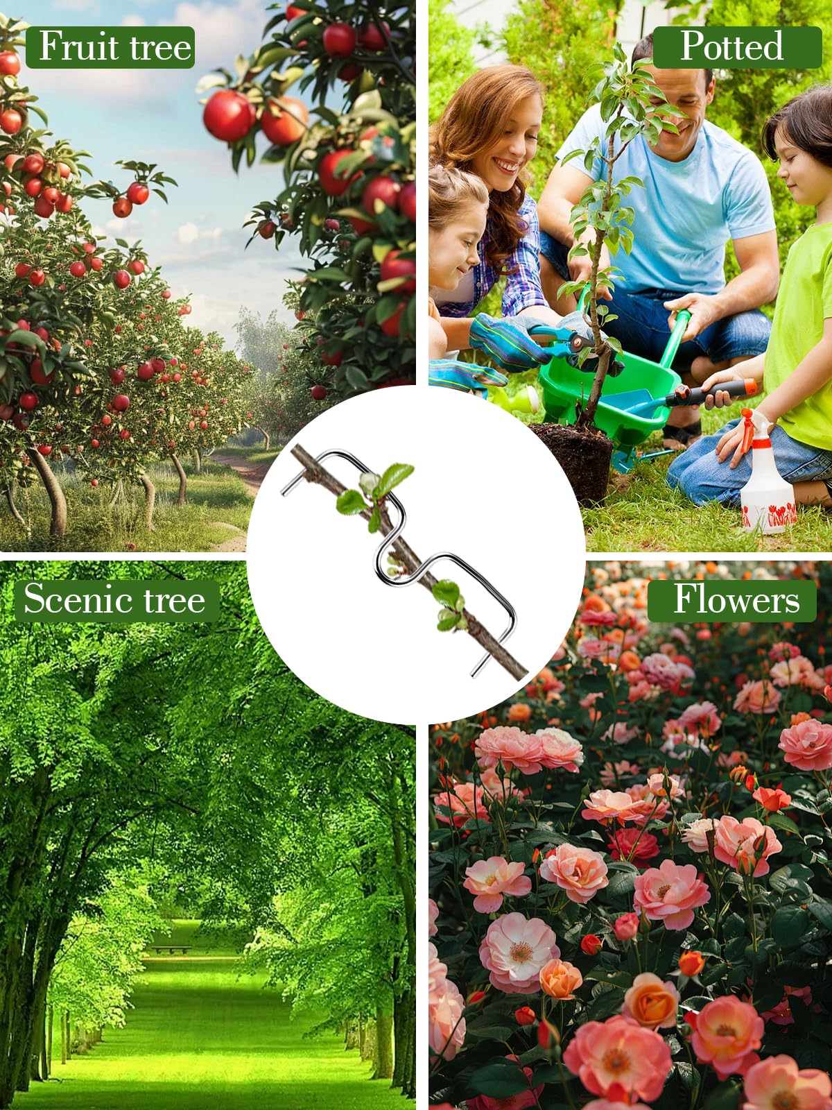 Rubierine 10in tree limb spreader shapes young growth
