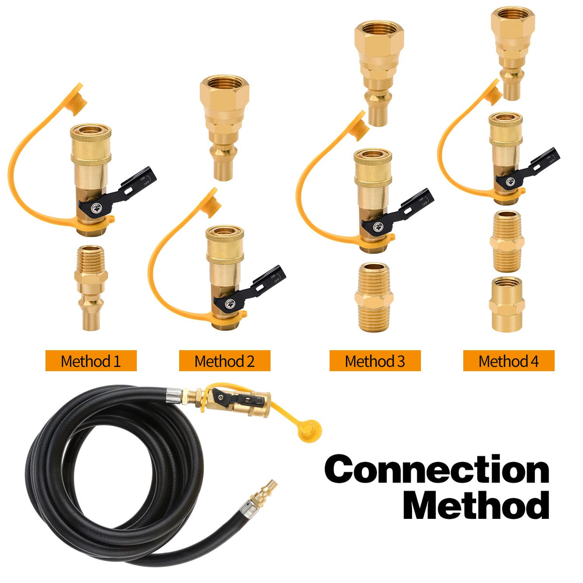 RubyQ brass pipe coupling for durable connections