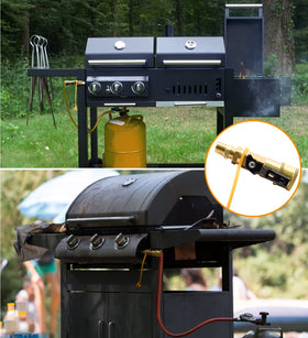 RubyQ propane quick-connects package for versatile setups