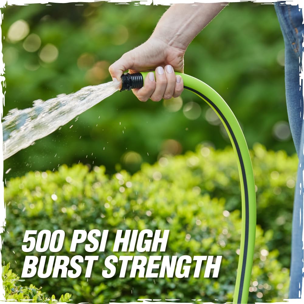 Rugged Rhino 500 PSI burst strength enables powerful cleaning of stubborn dirt.