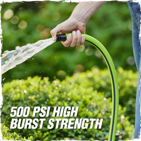 Rugged Rhino 500 PSI burst strength enables powerful cleaning of stubborn dirt.