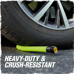 Rugged Rhino all-weather UV-resistant hose suited for year-round use.