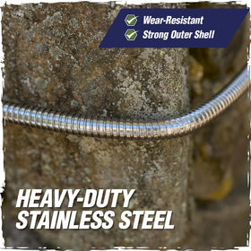RUGGED RHINO 750 PSI burst strength handles tough cleaning and high-flow watering.