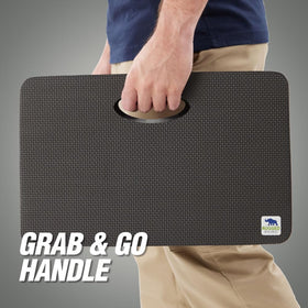 RUGGED RHINO kneeling pad carry handle for on-the-go comfort