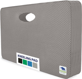 Rugged Rhino kneeling pad front view showing thick foam and portable handle