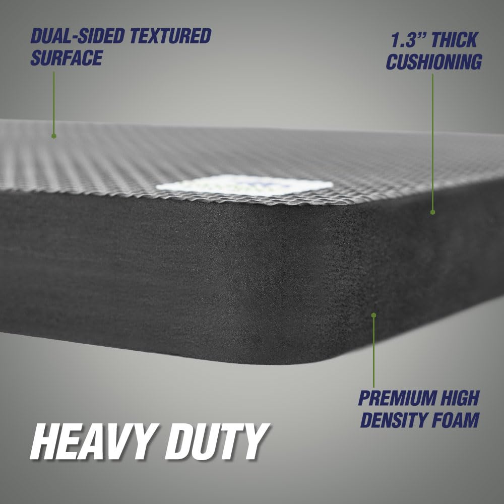 RUGGED RHINO kneeling pad protects knees on concrete floors