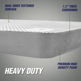 Rugged Rhino kneeling pad rolled for storage and compact packing