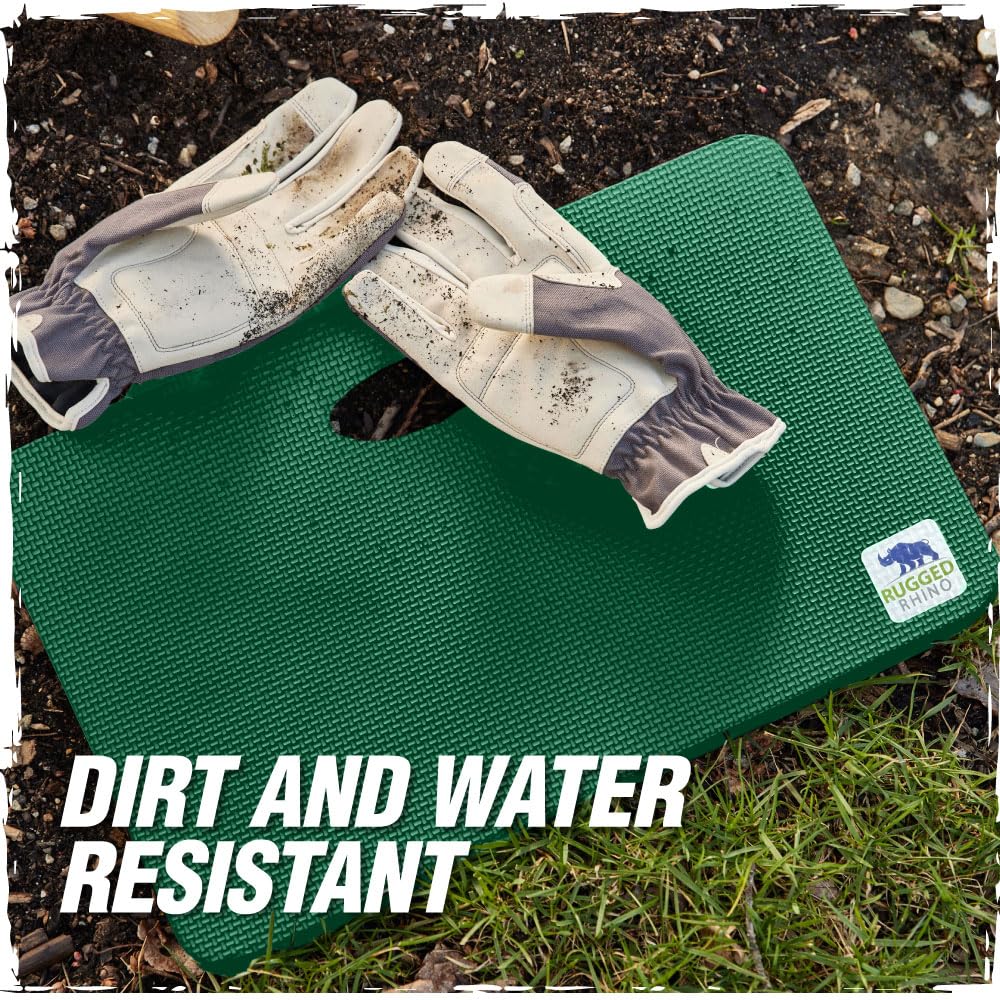 RUGGED RHINO kneeling pad easy to wipe clean after use
