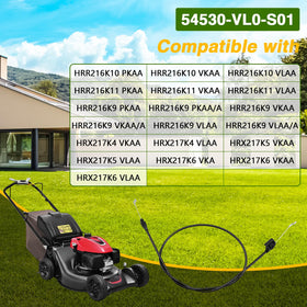 RUHUALIFE 316 stainless steel-core cable for longevity and reliable braking.