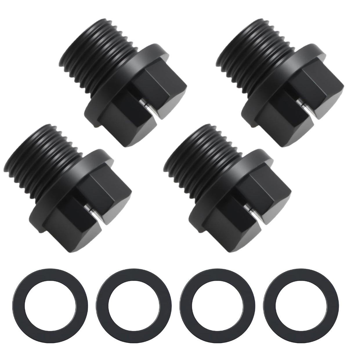RUHUALIFE 4Pack pool pipe plugs ready for quick pool maintenance installations.