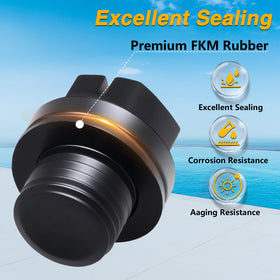 RUHUALIFE fluorocarbon gasket close-up demonstrates aging resistance.