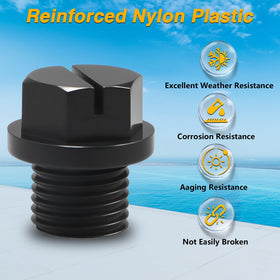 RUHUALIFE nylon upgrade plug with tough, durable seal.
