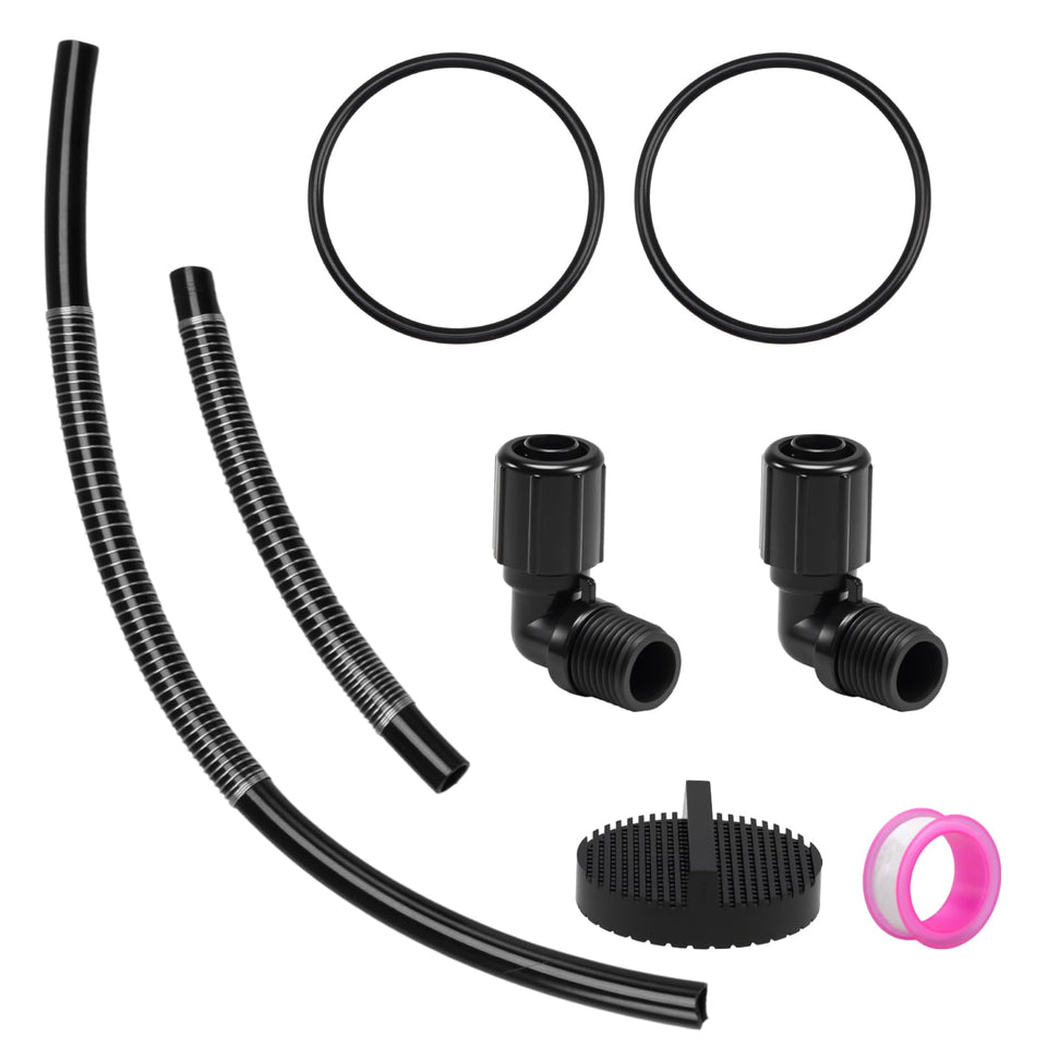 RUHUALIFE tube connector for half-inch NPT pool chlorinator, easy Pentair Rainbow integration